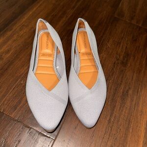 Cynthia Rowley Calla Light Blue Flats. Almond Toe. Size 7. Rothy’s Style.